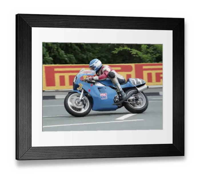 Framed Print : Mick Jeffreys (Spondon Rotax) 1998 Singles TT Framed Print : Mick Jeffreys (Spondon Rotax) 1998 Singles TT