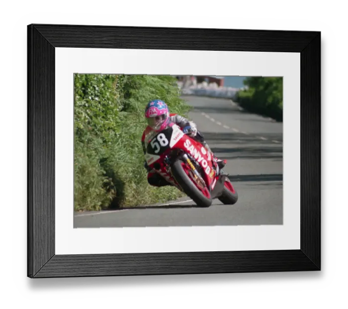 Framed Print : Jim Moodie (Honda) 1998 Singles TT Framed Print : Jim Moodie (Honda) 1998 Singles TT