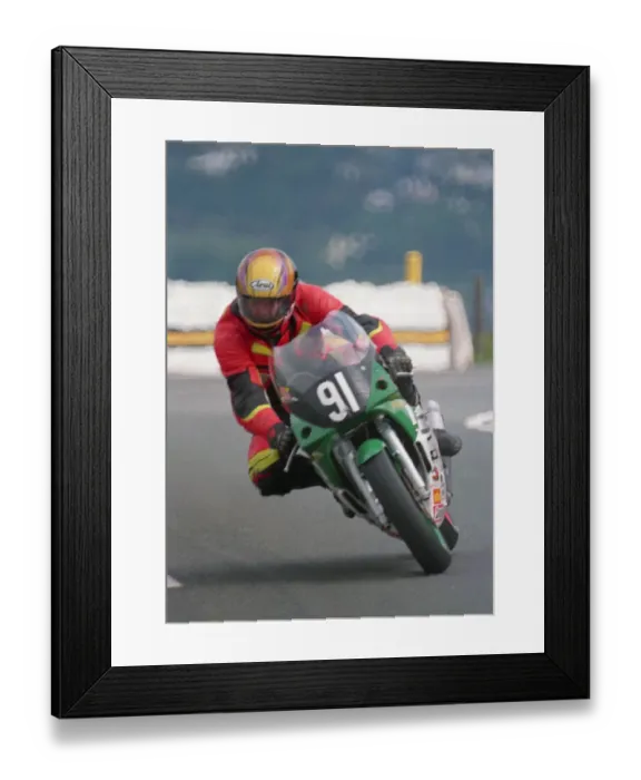 Framed Print : Kijmpe Dijk (Yamaha) 1999 Singles TT Framed Print : Kijmpe Dijk (Yamaha) 1999 Singles TT