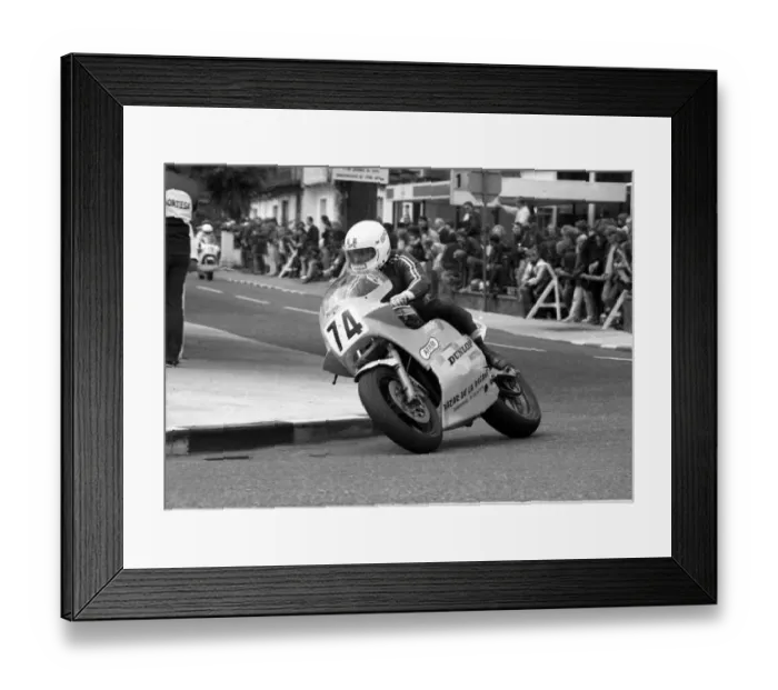 Framed Print : Marc Granie (Suzuki) 1986 Formula One TT Framed Print : Marc Granie (Suzuki) 1986 Formula One TT