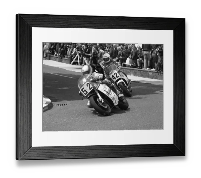 Framed Print : Nat Wood & Danny Shimmin (Suzuki) 1986 Formula One TT Framed Print : Nat Wood & Danny Shimmin (Suzuki) 1986 Formula One TT
