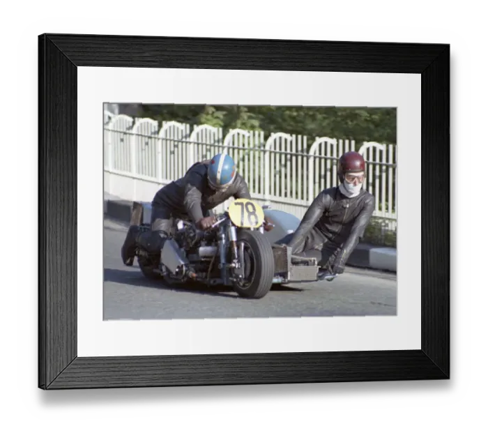 Framed Print : Idris Evans & Tim Matt (Imp) 1969 750 Sidecar TT Framed Print : Idris Evans & Tim Matt (Imp) 1969 750 Sidecar TT