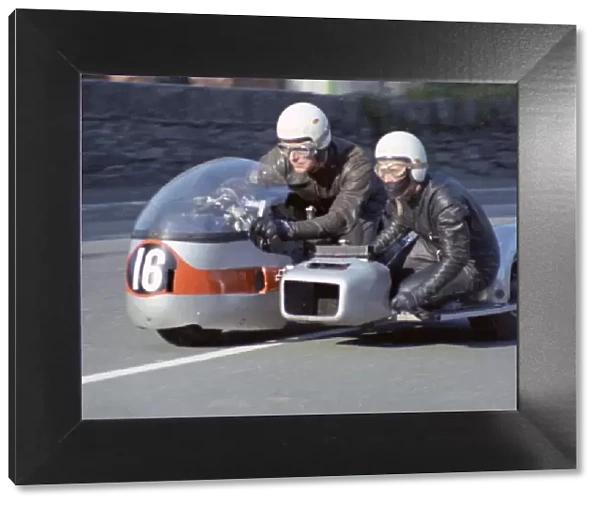 Eric Parkinson & Barbara Lawes (Crescent) 1969 500 Sidecar TT
