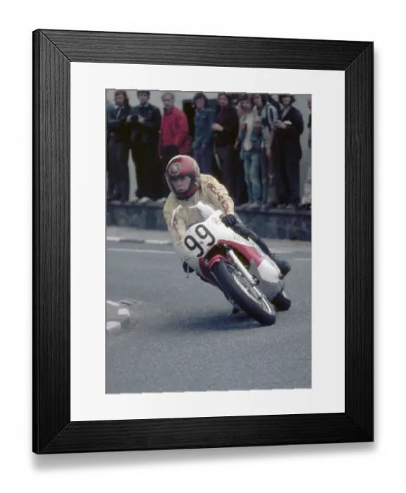 Framed Print : Danny Shimmin (Yamaha) 1973 Junior Manx Grand Prix Framed Print : Danny Shimmin (Yamaha) 1973 Junior Manx Grand Prix