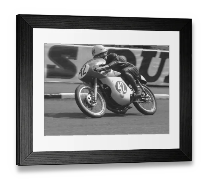 Framed Print : Brian Boyd (Bultaco) 1964 Ultra Lightweight TT Framed Print : Brian Boyd (Bultaco) 1964 Ultra Lightweight TT