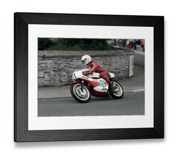 Framed Print : Norman Cops (Yamaha) 1973 Lightweight Manx Grand Prix Framed Print : Norman Cops (Yamaha) 1973 Lightweight Manx Grand Prix