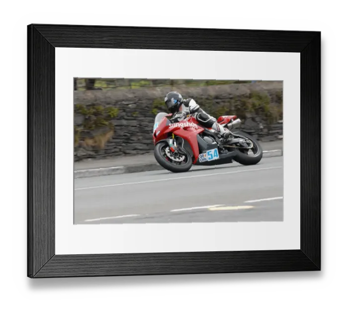 Framed Print : Kiaran Hankin (Yamaha) 2010 Supersport TT Framed Print : Kiaran Hankin (Yamaha) 2010 Supersport TT
