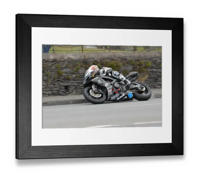 Framed Print : Cameron Donald (TAS Suzuki) 2010 Supersport TT Framed Print : Cameron Donald (TAS Suzuki) 2010 Supersport TT