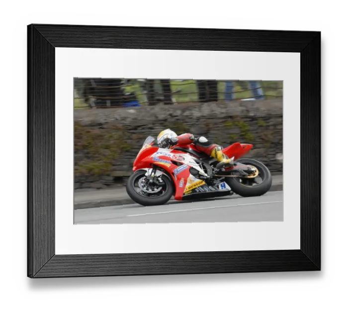 Framed Print : Michael Dunlop (Yamaha) 2010 Supersport TT Framed Print : Michael Dunlop (Yamaha) 2010 Supersport TT