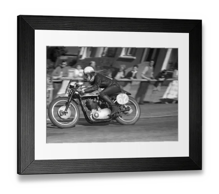 Framed Print : Alan Craven (BSA) 1957 Junior Manx Grand Prix Framed Print : Alan Craven (BSA) 1957 Junior Manx Grand Prix
