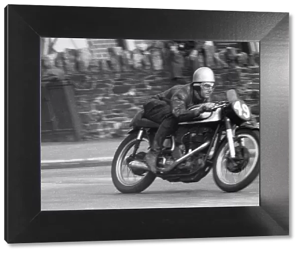 Tom Thorp (Norton) 1957 Junior Manx Grand Prix