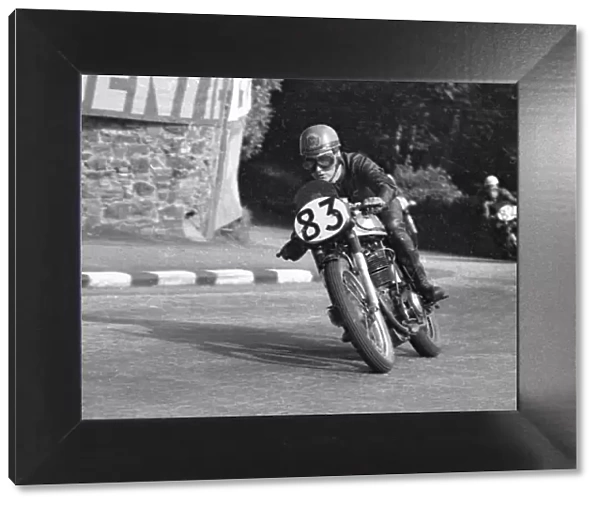 Alan Holmes (Norton) 1957 Senior Manx Grand Prix