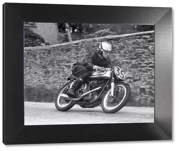 Jimmy Drysdale (Norton) 1955 Senior Manx Grand Prix