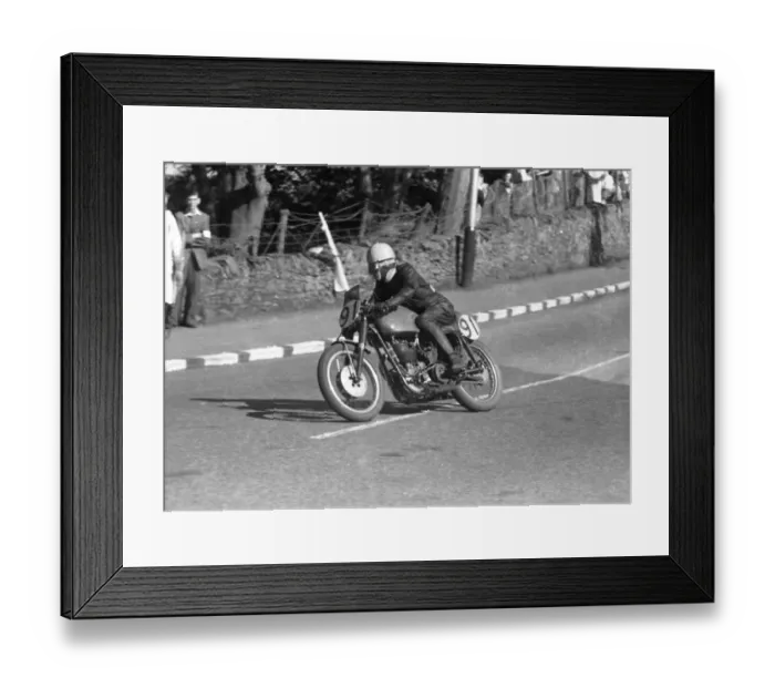 Framed Print : Frank Steele (BSA) 1958 Junior Manx Grand Prix Framed Print : Frank Steele (BSA) 1958 Junior Manx Grand Prix