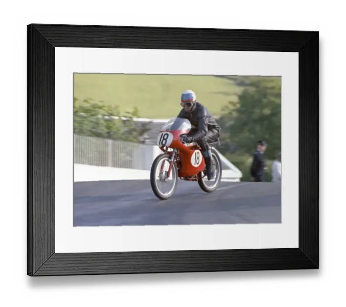 Framed Print : Rodney Gooch (Ducati) 1968 50cc TT Framed Print : Rodney Gooch (Ducati) 1968 50cc TT