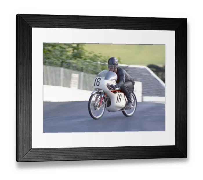 Framed Print : Arthur Lawn (Honda) 1968 50cc TT