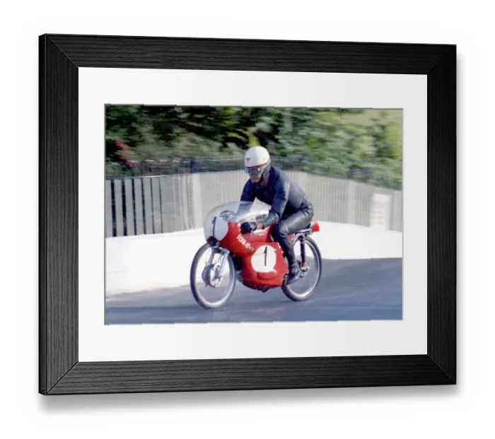 Framed Print : Barry Smith (Derbi) 1968 50cc TT Framed Print : Barry Smith (Derbi) 1968 50cc TT
