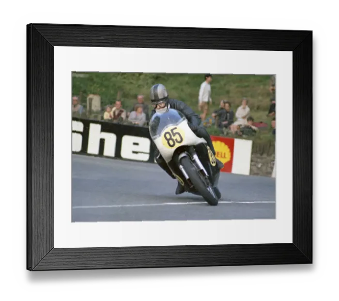 Framed Print : Dennis Trollope (Norton) 1968 Senior TT
