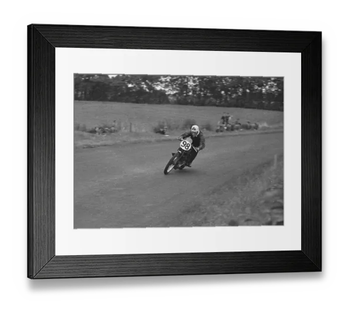 Framed Print : Bill Sparky Campbell (Excelsior) 1949 Lightweight Ulster Grand Prix Framed Print : Bill Sparky Campbell (Excelsior) 1949 Lightweight Ulster Grand Prix