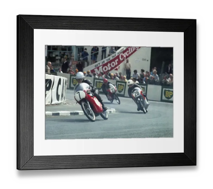 Framed Print : Barry Smith (Derbi) 1967 50cc TT Framed Print : Barry Smith (Derbi) 1967 50cc TT