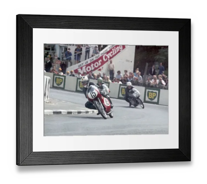 Framed Print : Martin Carney (Derbi) 1967 50cc TT Framed Print : Martin Carney (Derbi) 1967 50cc TT
