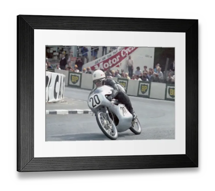 Framed Print : Stan Lawley (Honda) 1967 50cc TT Framed Print : Stan Lawley (Honda) 1967 50cc TT
