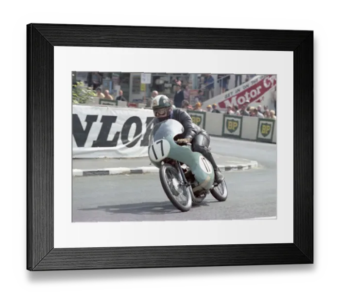 Framed Print : Harold Cosgrove (Itom) 1967 50cc TT Framed Print : Harold Cosgrove (Itom) 1967 50cc TT