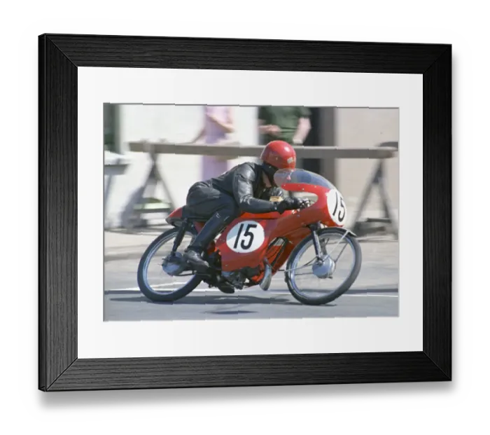 Framed Print : Don Juler (Itom) 1968 50cc TT Framed Print : Don Juler (Itom) 1968 50cc TT