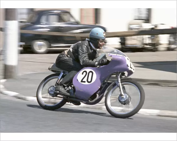 Roger Stopford (Heldun Hawk) 1968 50cc TT