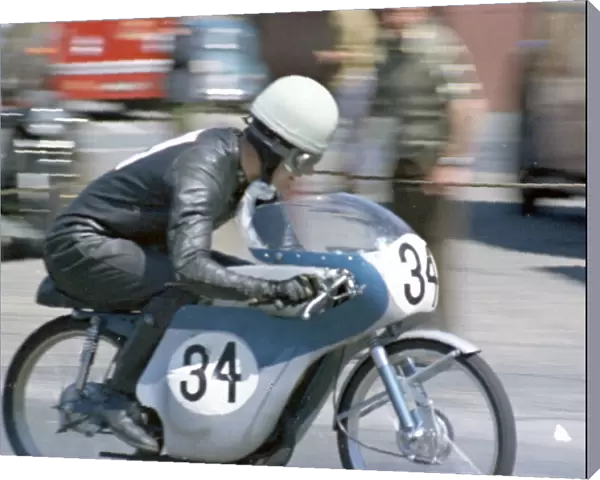 Allan Robinson MBE (Suzuki) 1968 50cc TT