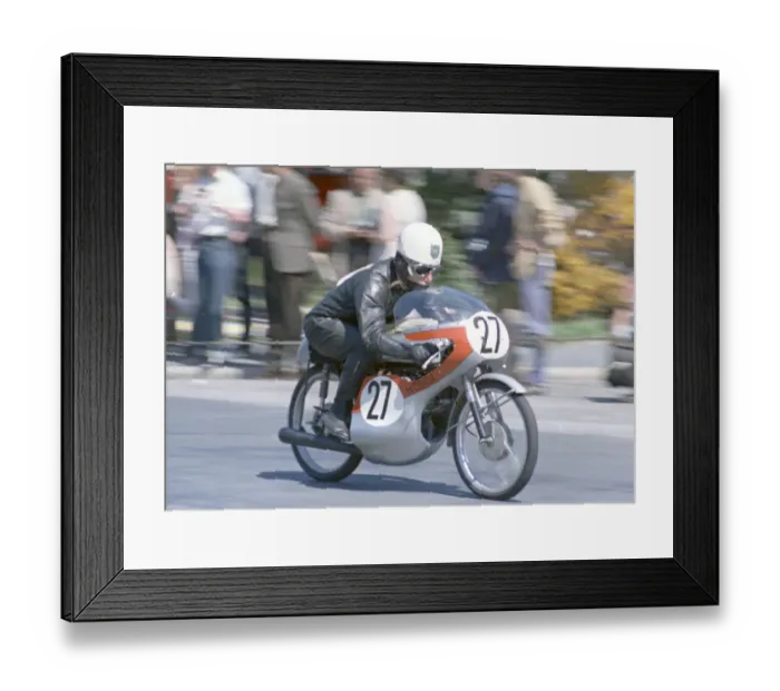 Framed Print : John Lawley (Honda) 1968 50cc TT Framed Print : John Lawley (Honda) 1968 50cc TT