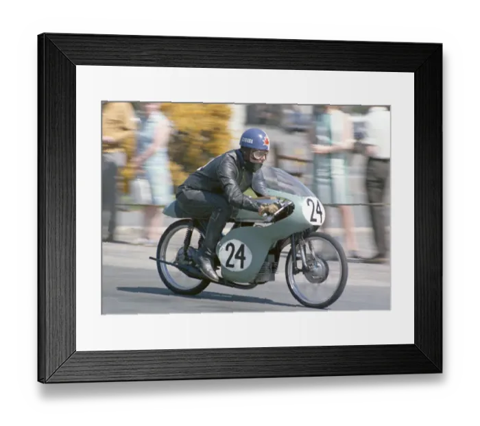 Framed Print : Harold Cosgrove (Foster Kreidler) 1968 50cc TT Framed Print : Harold Cosgrove (Foster Kreidler) 1968 50cc TT