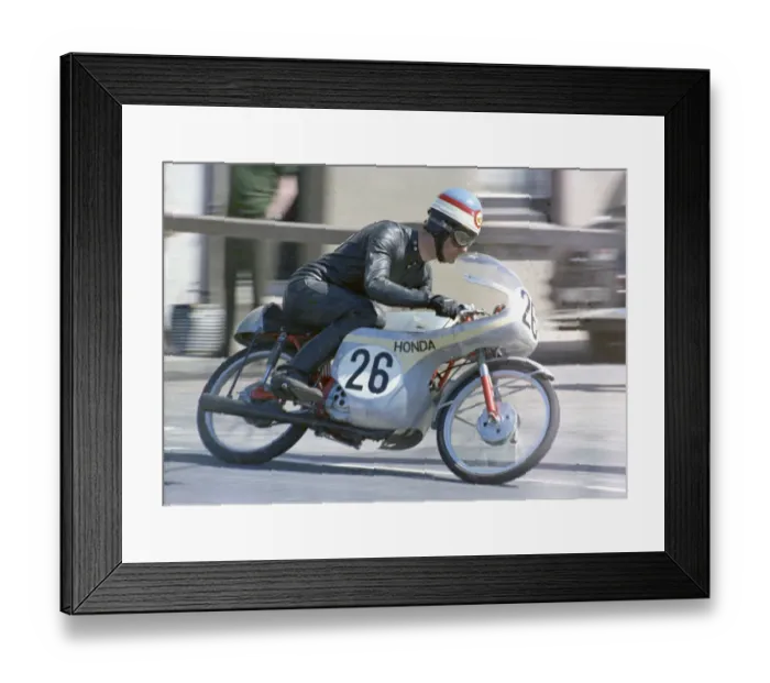 Framed Print : Trevor Payne (Honda) 1968 50cc TT Framed Print : Trevor Payne (Honda) 1968 50cc TT