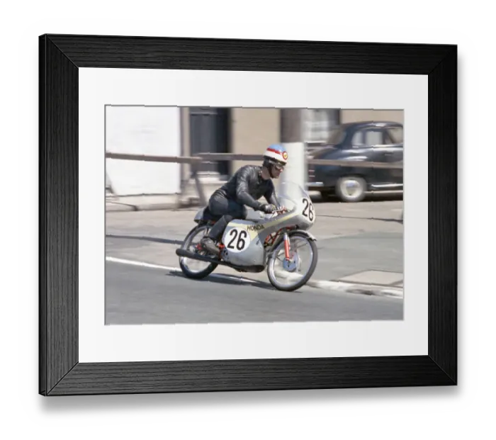 Framed Print : Trevor Payne (Honda) 1968 50cc TT Framed Print : Trevor Payne (Honda) 1968 50cc TT