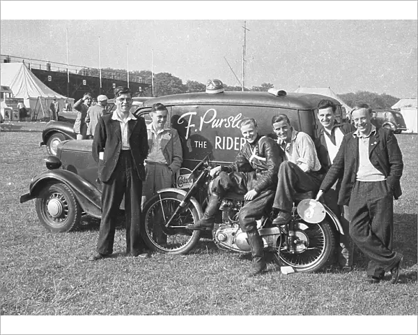 Brian Purslow (BSA) 1951 Junior Clubman TT