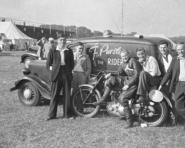 Brian Purslow (BSA) 1951 Junior Clubman TT