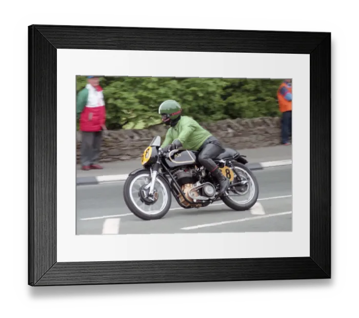 Framed Print : Manfred Oechele (AJS) 1995 Classic Parade Framed Print : Manfred Oechele (AJS) 1995 Classic Parade