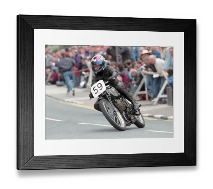 Framed Print : Fred Walton (Velocette) 1995 Classic Parade Framed Print : Fred Walton (Velocette) 1995 Classic Parade