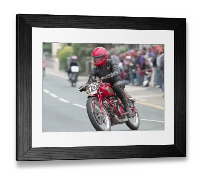 Framed Print : Hermann Schmitz (Guzzi) 1995 Classic Parade Framed Print : Hermann Schmitz (Guzzi) 1995 Classic Parade