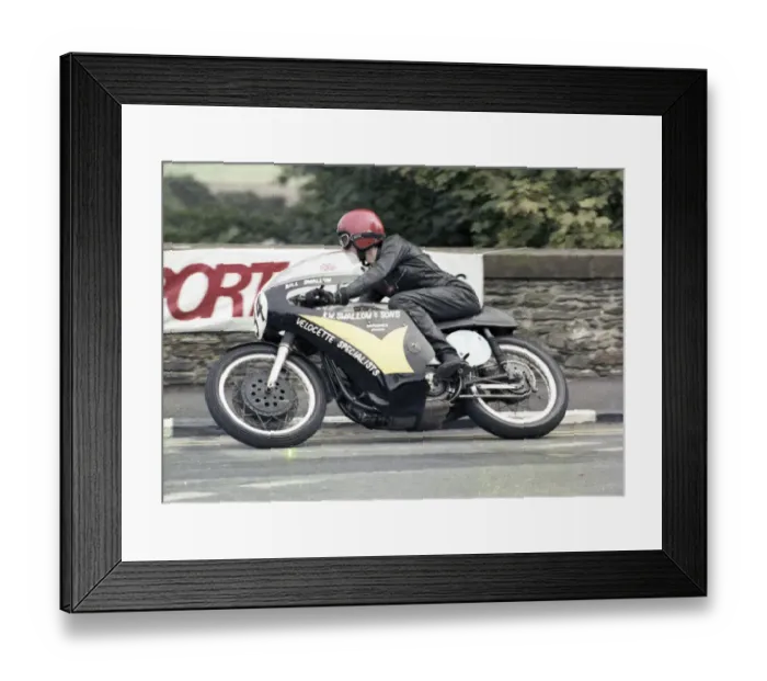 Framed Print : Bill Swallow (Velocette) 1978 Senior Manx Grand Prix Framed Print : Bill Swallow (Velocette) 1978 Senior Manx Grand Prix