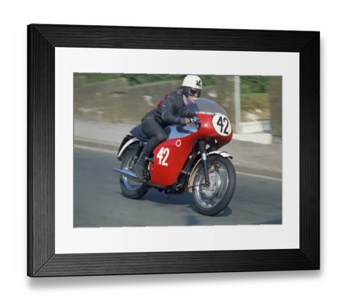 Framed Print : Ron Baylie (Triumph) 1970 Production TT Framed Print : Ron Baylie (Triumph) 1970 Production TT