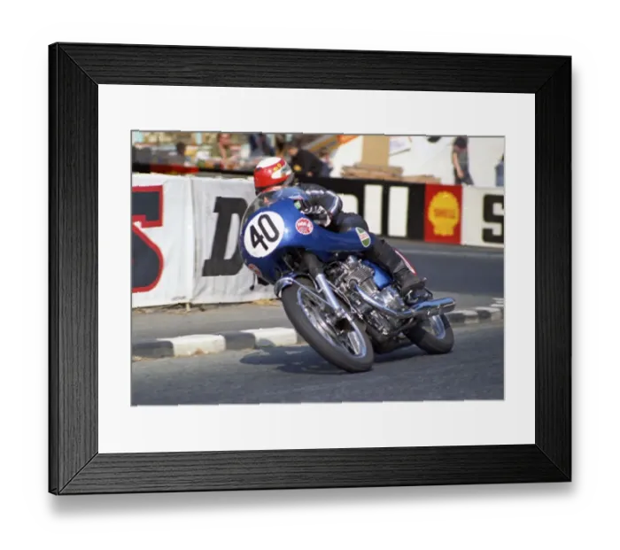 Framed Print : Graham Penny (Honda) 1970 Production TT