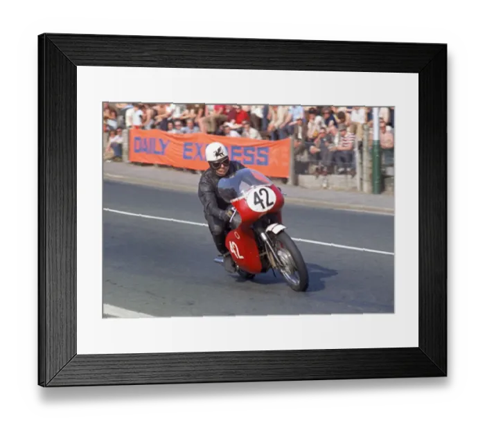 Framed Print : Ron Baylie (Triumph) 1970 Production TT Framed Print : Ron Baylie (Triumph) 1970 Production TT