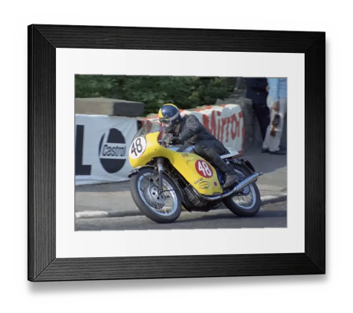 Framed Print : Hugh Evans (BSA) 1970 Production TT Framed Print : Hugh Evans (BSA) 1970 Production TT
