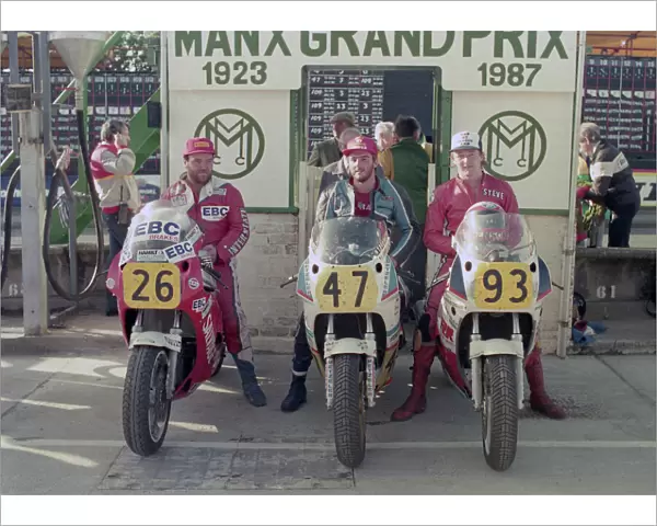 Leaderboard men 1987 Senior Manx Grand Prix