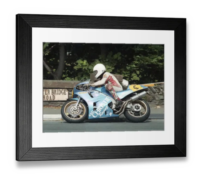 Framed Print : Graham Morton (A & D Christie Honda) 1996 Senior Manx Grand Prix Framed Print : Graham Morton (A & D Christie Honda) 1996 Senior Manx Grand Prix