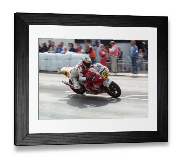 Framed Print : Maria Costello (Honda) 1996 Senior Manx Grand Prix Framed Print : Maria Costello (Honda) 1996 Senior Manx Grand Prix