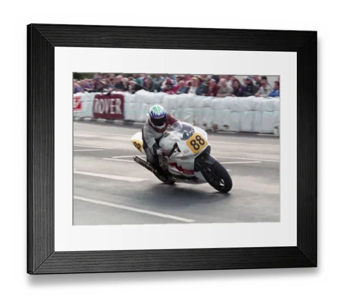 Framed Print : Godfrey Shaw (Meta Honda) 1996 Senior Manx Grand Prix Framed Print : Godfrey Shaw (Meta Honda) 1996 Senior Manx Grand Prix