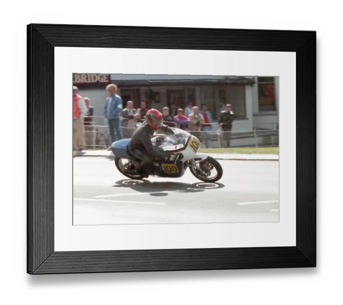 Framed Print : Ricky Bowers (RN Trident) 1996 Senior Manx Grand Prix Framed Print : Ricky Bowers (RN Trident) 1996 Senior Manx Grand Prix