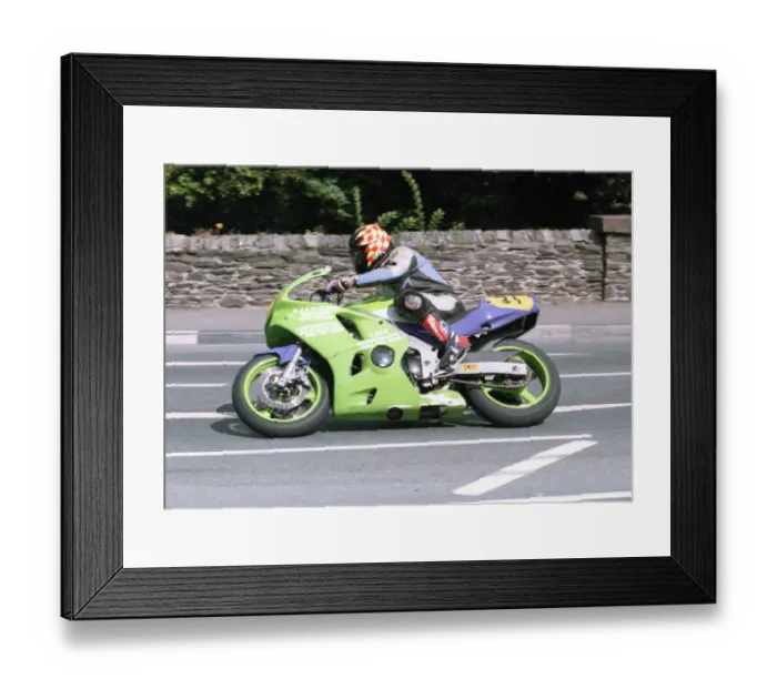 Framed Print : Alastair Howarth (Kawasaki) 1996 Senior Manx Grand Prix Framed Print : Alastair Howarth (Kawasaki) 1996 Senior Manx Grand Prix